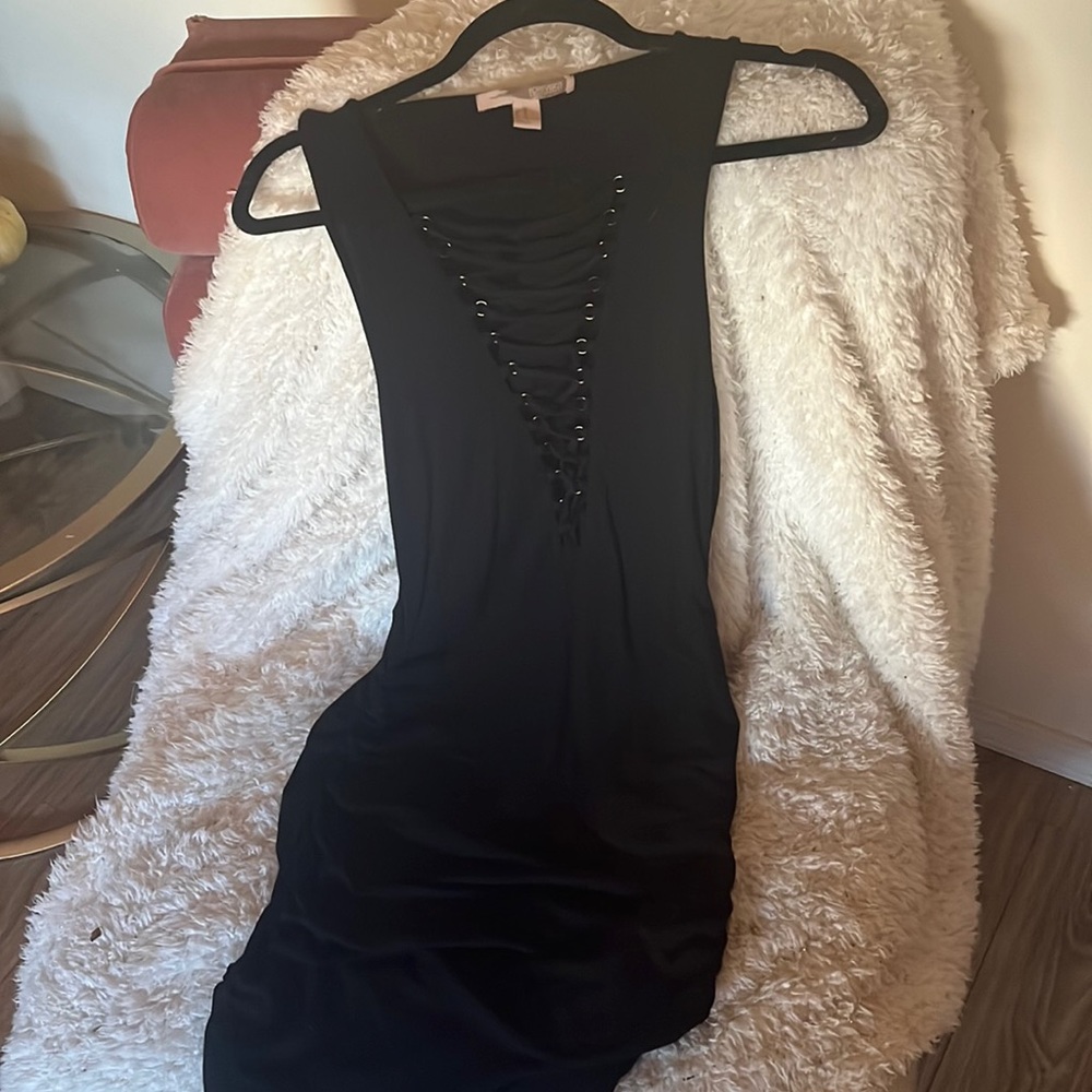 Forever 21 tight fitted black dress